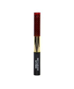 Alternative view of Double Lips Matte&Shine Bergamo Colleconi - Intense Red Magenta nr. 501